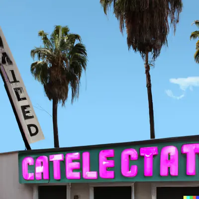 MISS AL SIMPSON X DALL-E 2 - LOST MOTEL 23
