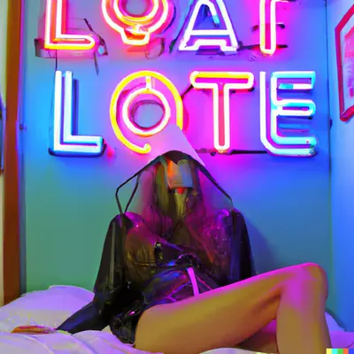 MISS AL SIMPSON X DALL-E 2 - LOST MOTEL 24