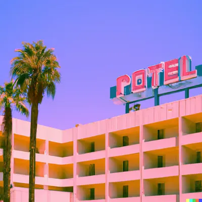 MISS AL SIMPSON X DALL-E 2 - LOST MOTEL 26
