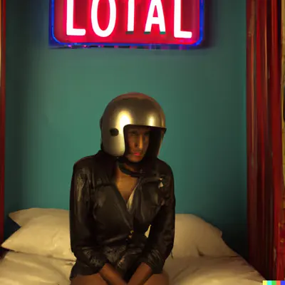 MISS AL SIMPSON X DALL-E 2 - LOST MOTEL 28