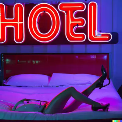 MISS AL SIMPSON X DALL-E 2 - LOST MOTEL 29
