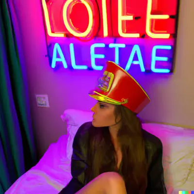 MISS AL SIMPSON X DALL-E 2 - LOST MOTEL 3