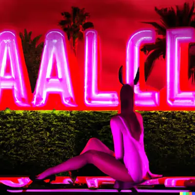 MISS AL SIMPSON X DALL-E 2 - LOST MOTEL 31