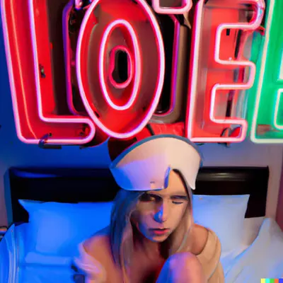 MISS AL SIMPSON X DALL-E 2 - LOST MOTEL 35
