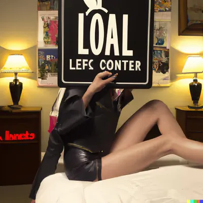 MISS AL SIMPSON X DALL-E 2 - LOST MOTEL 37