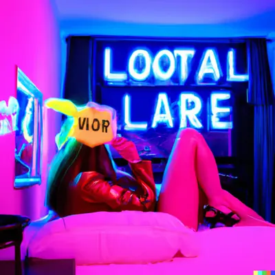 MISS AL SIMPSON X DALL-E 2 - LOST MOTEL 46