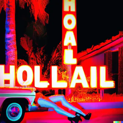 MISS AL SIMPSON X DALL-E 2 - LOST MOTEL 47