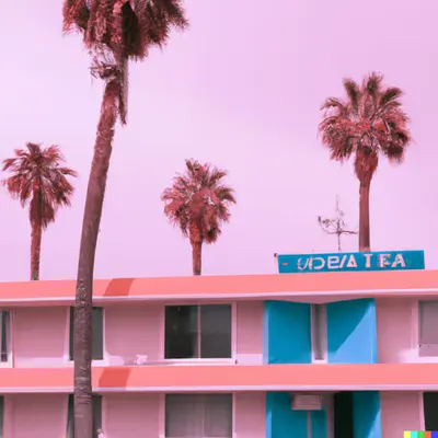 MISS AL SIMPSON X DALL-E 2 - LOST MOTEL 5