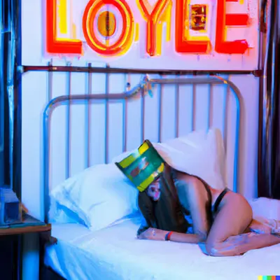 MISS AL SIMPSON X DALL-E 2 - LOST MOTEL 50