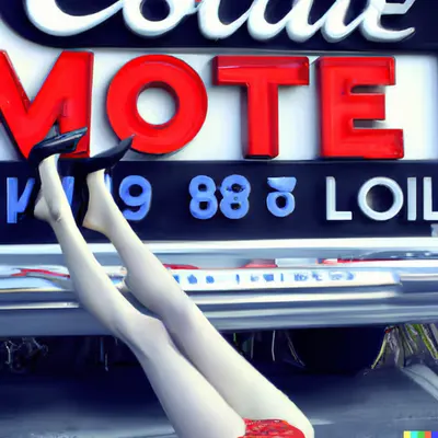 MISS AL SIMPSON X DALL-E 2 - LOST MOTEL 52