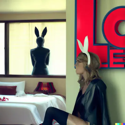 MISS AL SIMPSON X DALL-E 2 - LOST MOTEL 53