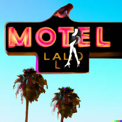 MISS AL SIMPSON X DALL-E 2 - LOST MOTEL 57