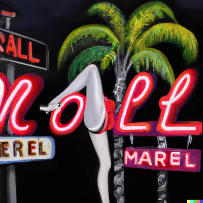 MISS AL SIMPSON X DALL-E 2 - LOST MOTEL 63