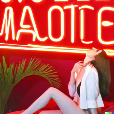 MISS AL SIMPSON X DALL-E 2 - LOST MOTEL 68