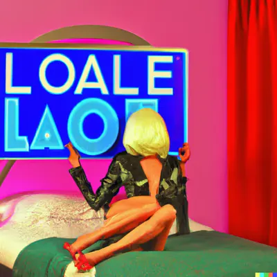 MISS AL SIMPSON X DALL-E 2 - LOST MOTEL 9
