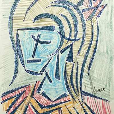 La Chica Azul (Sketch)