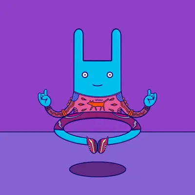 Meditation Rabbit #68
