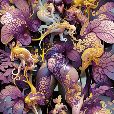Golden Orchids