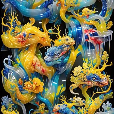 Glass Dragons