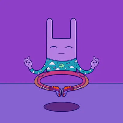 Meditation Rabbit #74