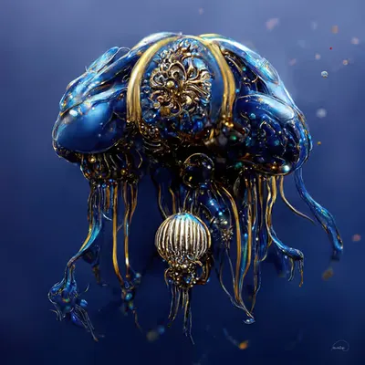 Floating Like Cobalt and Filigree