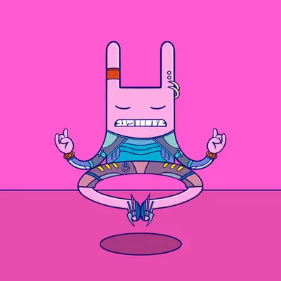 Meditation Rabbit #86