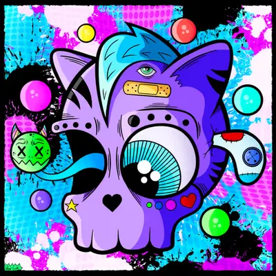 Planet Cat Skull