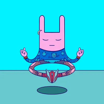 Meditation Rabbit #95