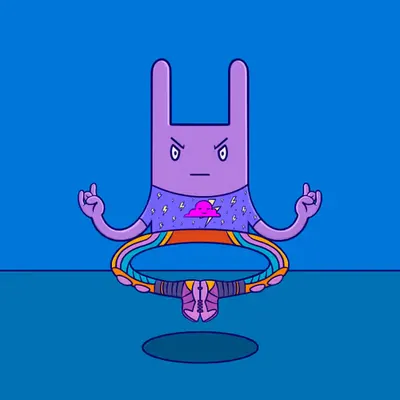 Meditation Rabbit #104