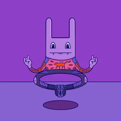 Meditation Rabbit #107