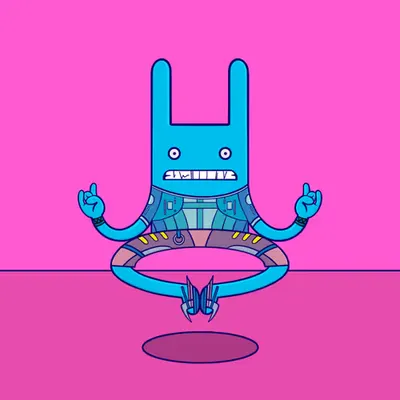 Meditation Rabbit #110