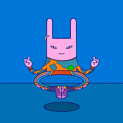 Meditation Rabbit #115