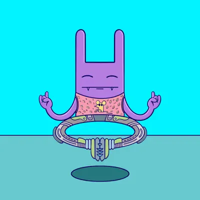 Meditation Rabbit #116