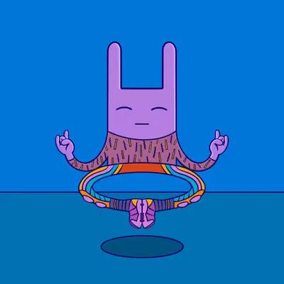 Meditation Rabbit #120