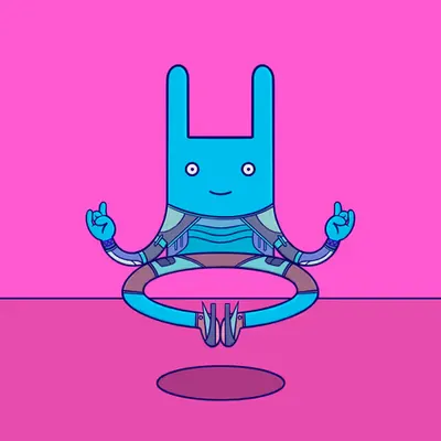 Meditation Rabbit #124
