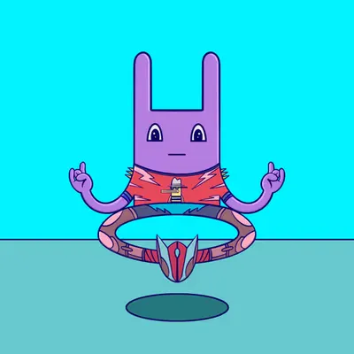 Meditation Rabbit #129