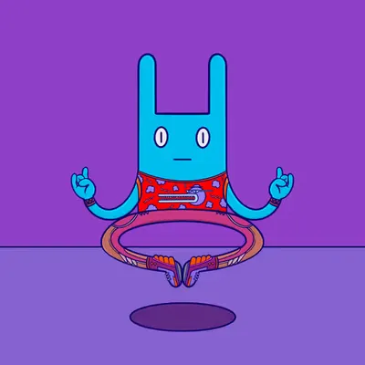 Meditation Rabbit #136