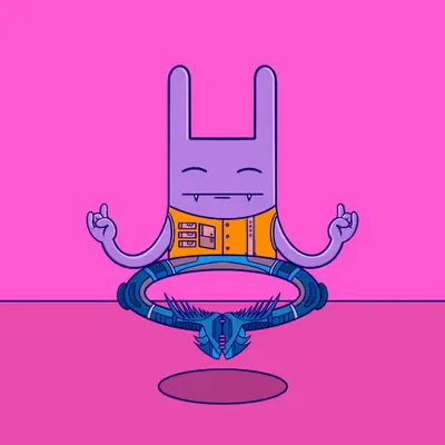 Meditation Rabbit #142