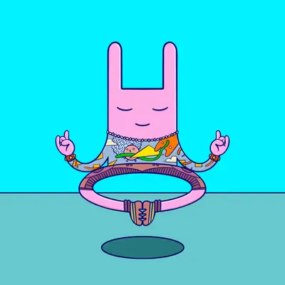 Meditation Rabbit #151