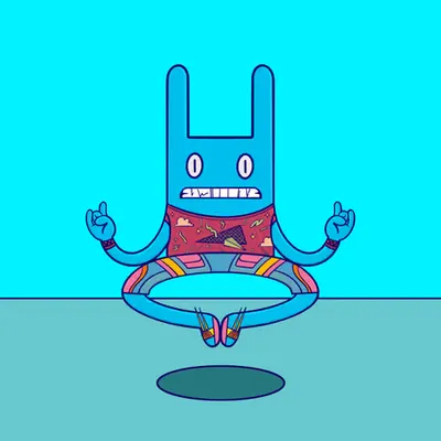 Meditation Rabbit #160