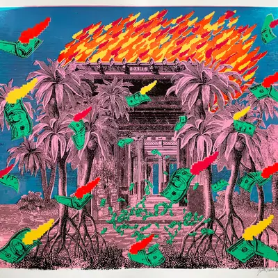 BANK ON FIRE
