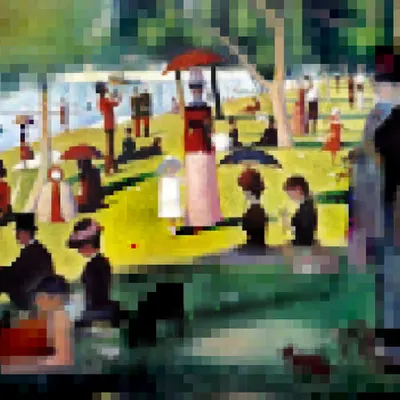 A Sunday afternoon in Pixels