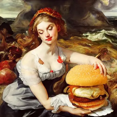 Renaissance Burger Lady