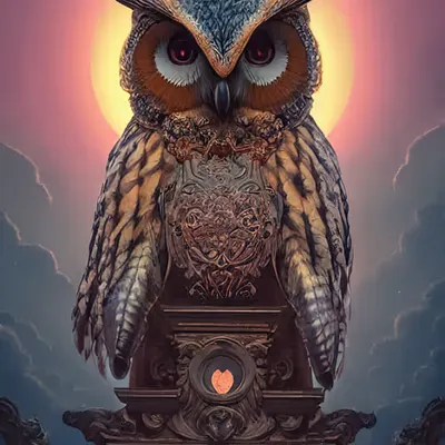 Owl of the Setting Sun