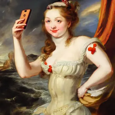 Renaissance Selfie Lady