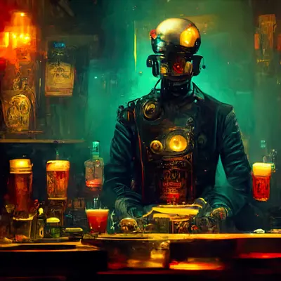 The Mixologist at the Kinetic Club