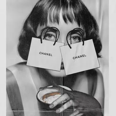 The bags under my eyes are Chanel