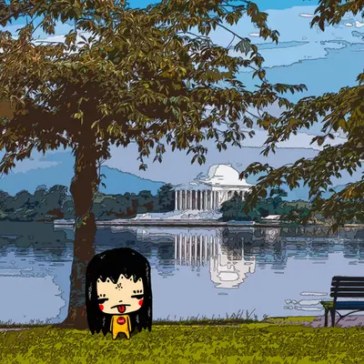KIKU Visits DC III 2022 MARK MARROC X KIKU’S WORLD by SABET
