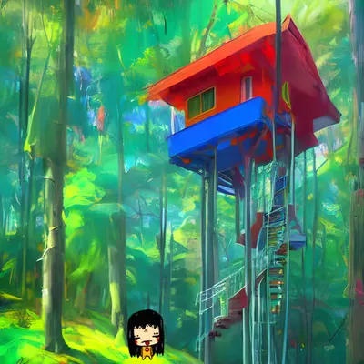 KIKU's TREEHOUSE 2022 KEEGAN X KIKU’S WORLD by SABET