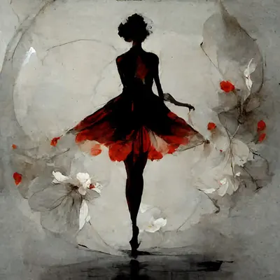 The hurt ballerina